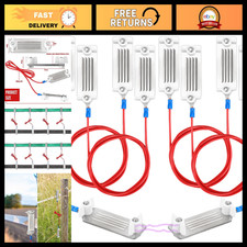 8 Pcs Electric Fence Tape Connector - Polytape to Polytape, 40mm, 90cm Wire, 1/2 picture
