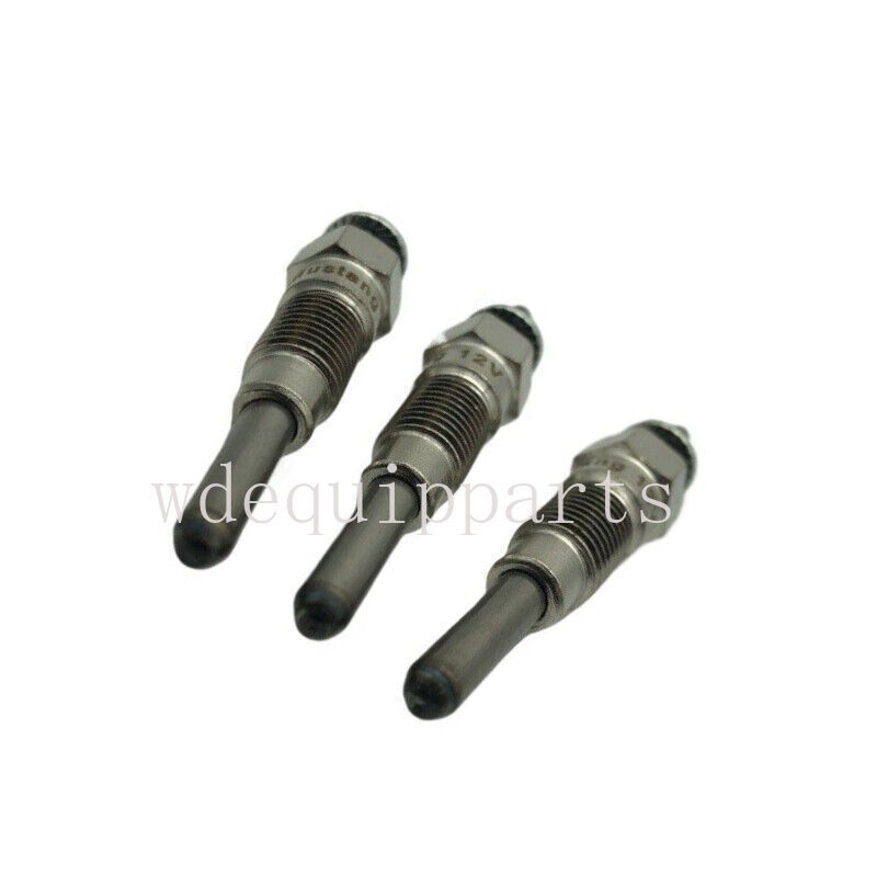 YM129795-77800 3X Glow Plugs Fits For Komatsu 3D72-2B 3D74E-3C Excavator PC12R-8 YM129795-77800 3X Glow Plugs Fits For Komatsu 3D72-2B 3D74E-3C Excavator PC12R-8