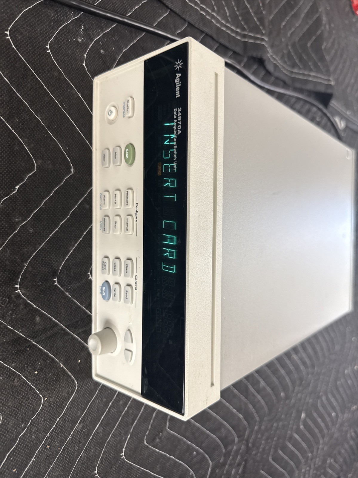 Agilent 34970A Data Acquisition / Switch Unit Mainframe Agilent 34970A Data Acquisition / Switch Unit Mainframe