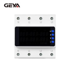 GEYA Three Phase Digital Display Voltage Current Protect Device 4P 63/100A 220V picture