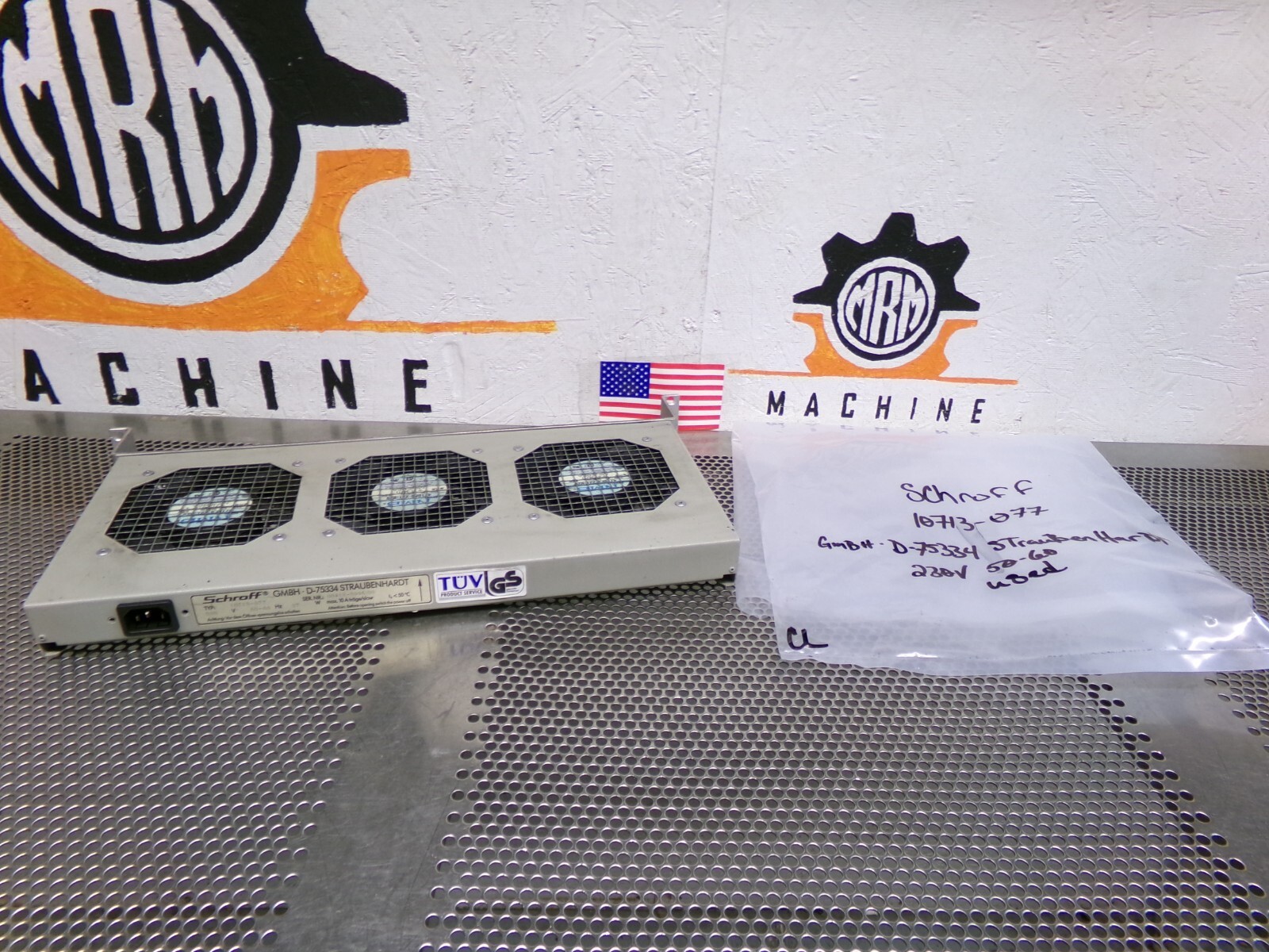 SCHROFF Typ: 10713-077 230V 50/60Hz GMBH D-75334 STRAUBENHARDT Used W/ Warranty