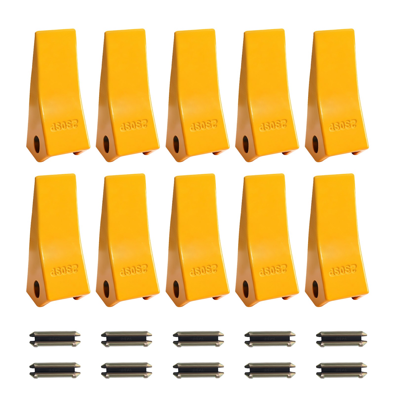 Uimoso 10 Pack 230SP Bucket Teeth with Pins 23 230 Series Excavator Bucket Teeth Uimoso 10 Pack 230SP Bucket Teeth with Pins 23 230 Series Excavator Bucket Teeth