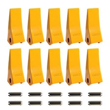 Uimoso 10 Pack 230SP Bucket Teeth with Pins 23 230 Series Excavator Bucket Teeth picture
