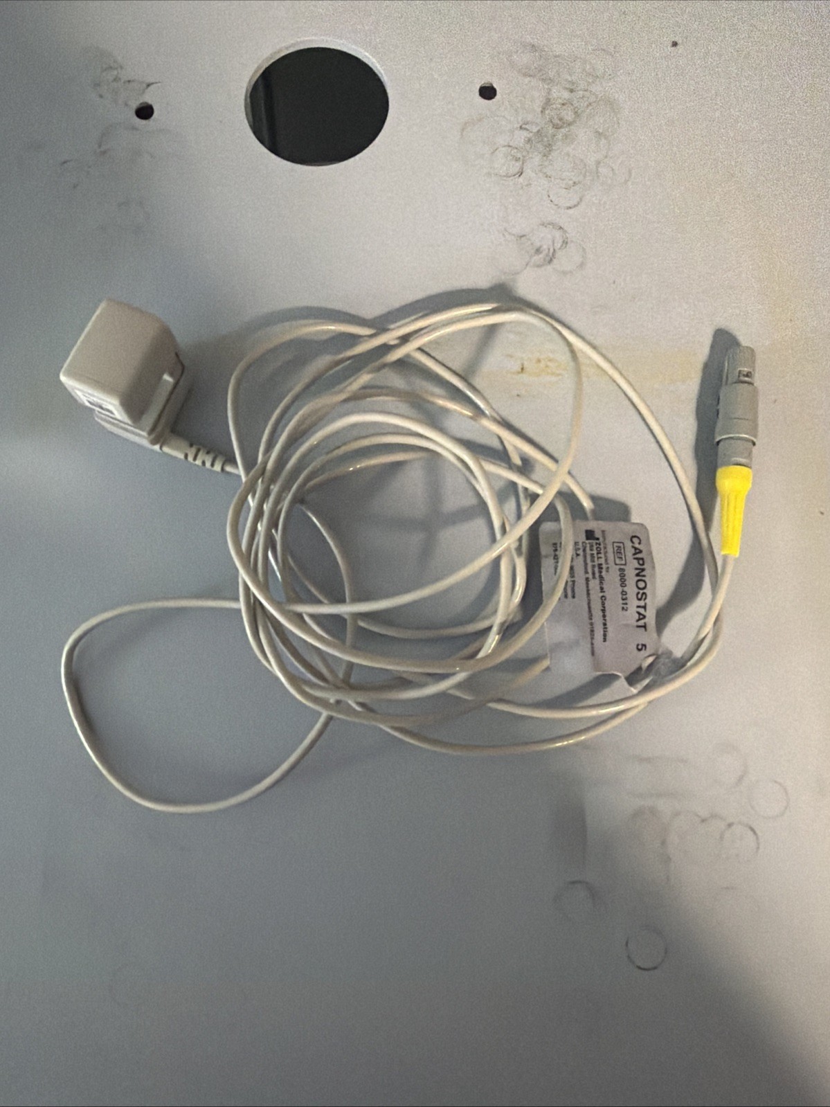 ZOLL CAPNOSTAT 5 Mainstream Sensor CO2 EtCO2 Capnogram Waveform 8000-0312