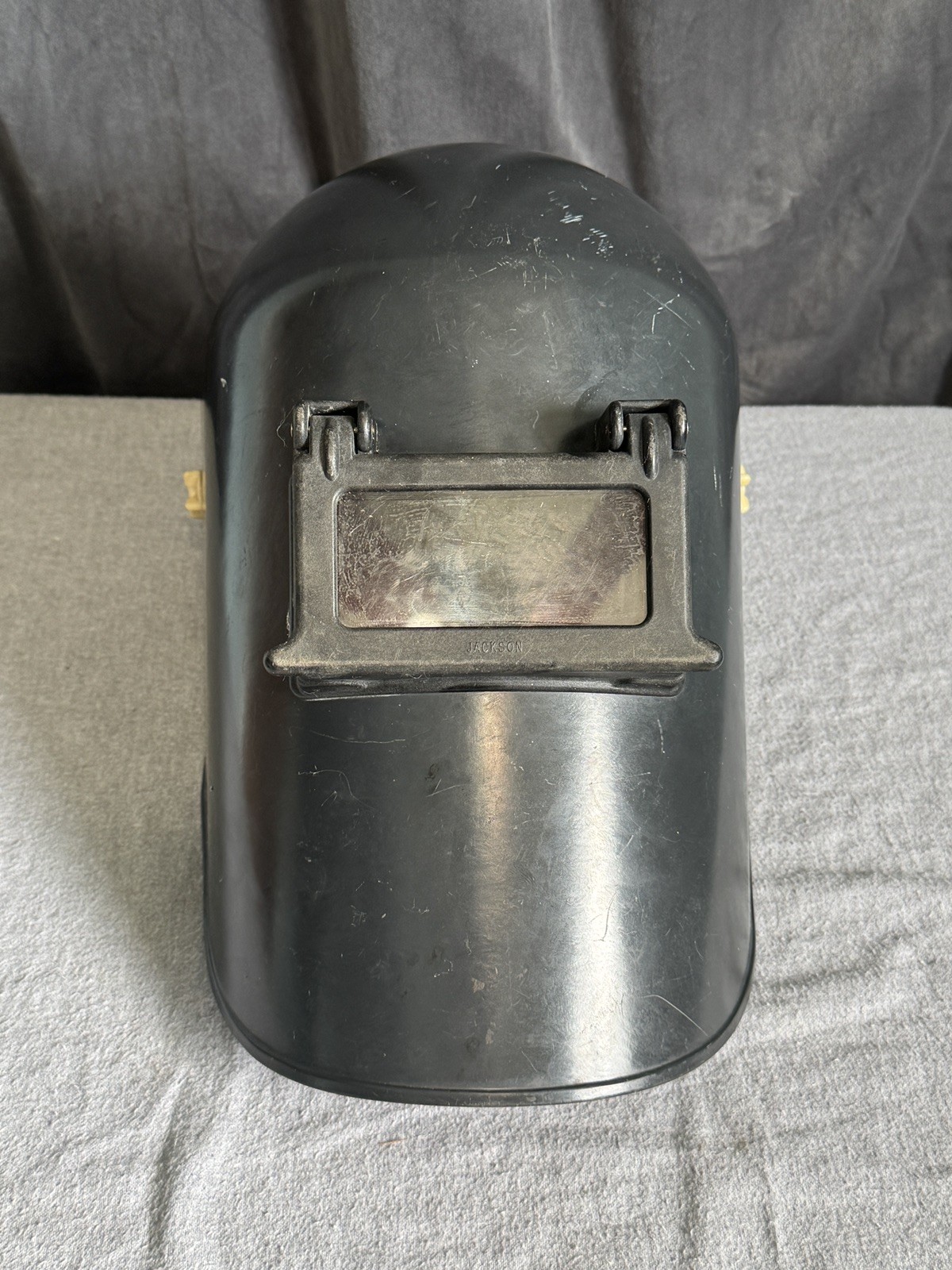 Vintage Jackson Welding Helmet Flip Front Steampunk Industrial Decor