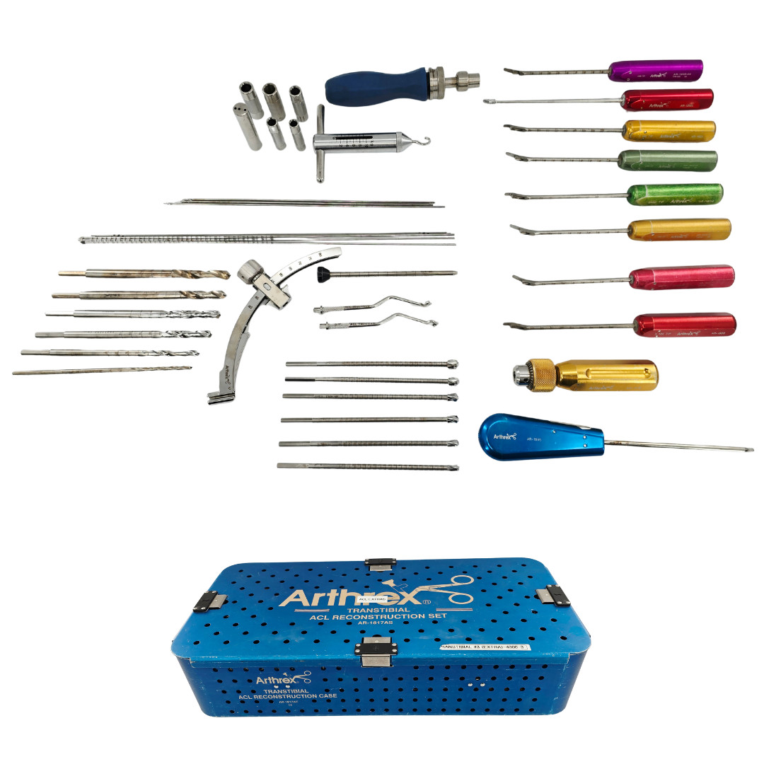Arthrex Transtibial ACL Reconstruction 42 Piece Instrument Set Arthrex Transtibial ACL Reconstruction 42 Piece Instrument Set