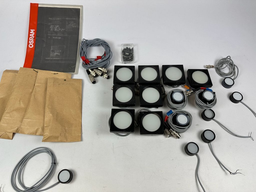 OSRAM CENTRA Lot (20x) Si-Photoelements + Accessories