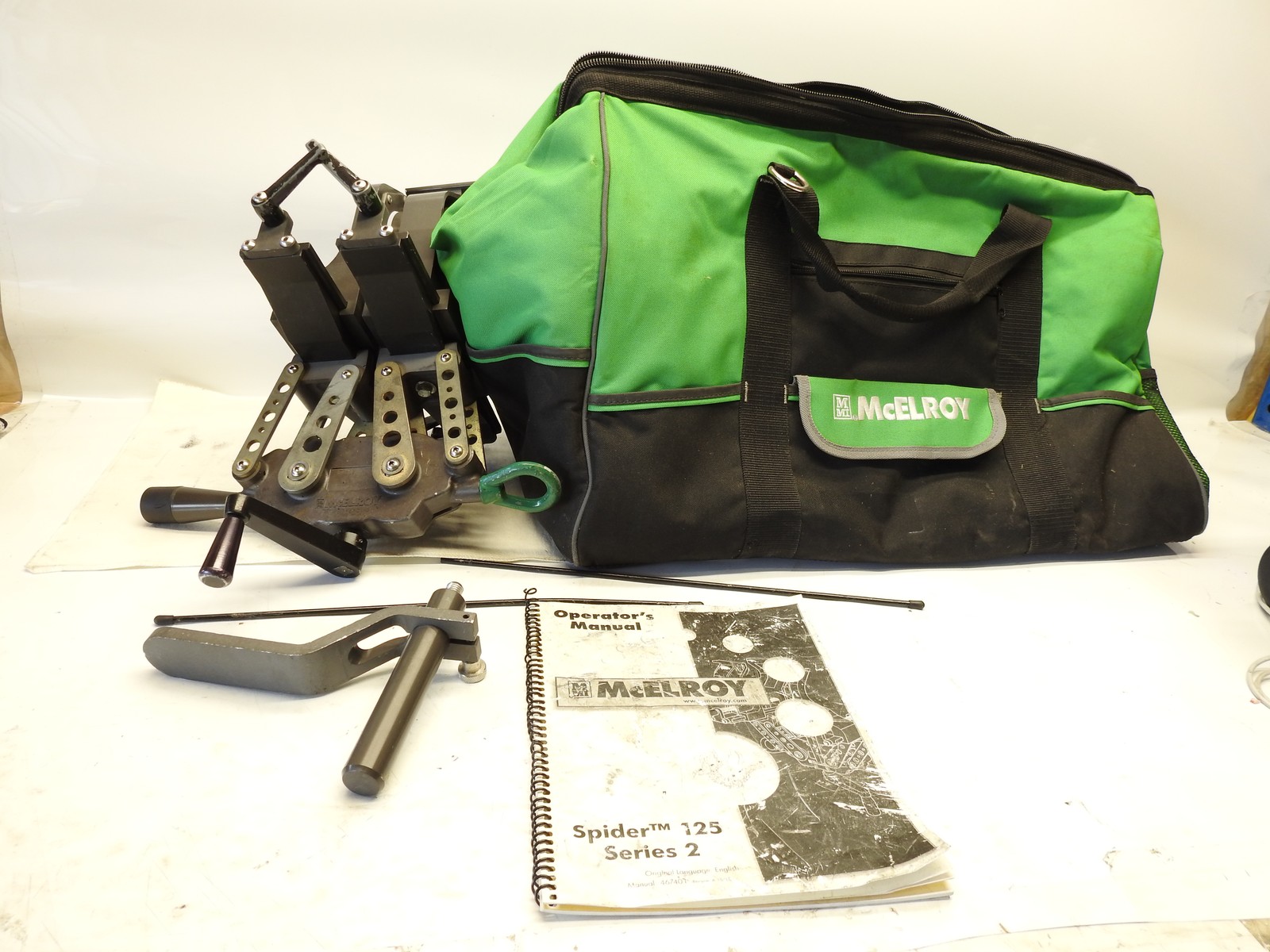 Used Oem McElroy Spider 125 Series 2 Socket Fusion 63-125mm With Bag Manual