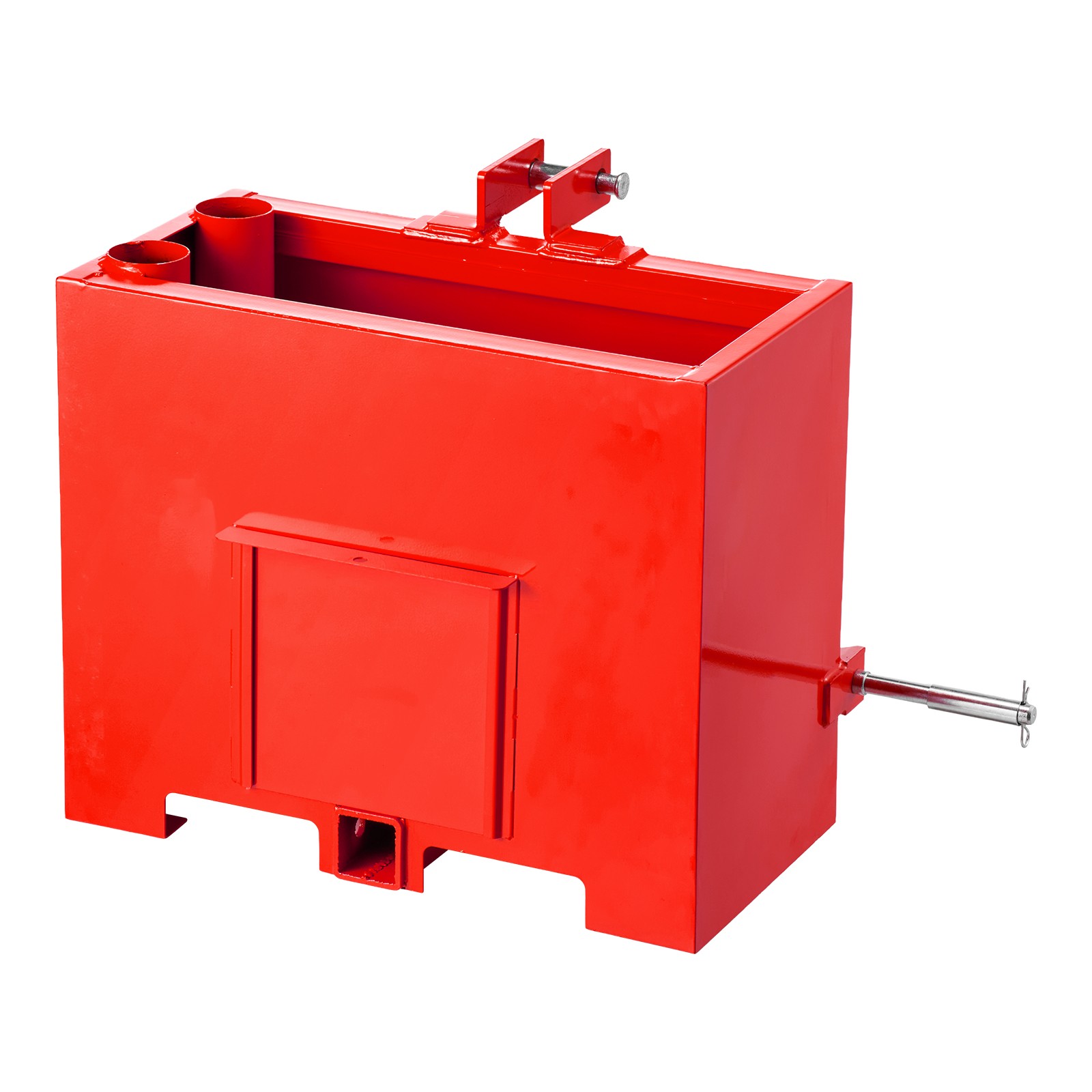 Ballast Box 3 Point Category 1 Tractor Quick Tach Hitch Counterweight Red Ballast Box 3 Point Category 1 Tractor Quick Tach Hitch Counterweight Red