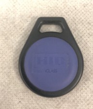LOT OF 5 NEW HID BLUE ICLASS AC-HID-FOB-ICLASS-3250PNNMN-AVG SE Keyfob H10301 picture