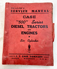 Vintage 1954 Case '500' Series Diesel Tractors & Engines Dealer's Service Manual picture