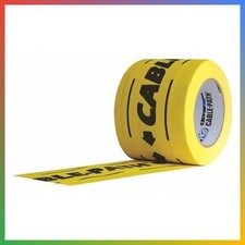 Gaffers Tape Yellow Black Cable Path 4 Inch 30 Yard Matte Cloth Adhesive picture