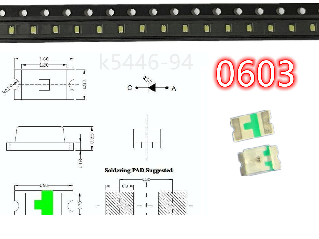 100pcs SMD LED 0402 0603 0805 1206 3528 5730 Diodes Single Chip RGB Light PCB
