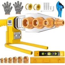 Plastic Pipe Welder Kit, 1000W Electric Hot Melt Welding Tool for PPR/PE Plastic picture