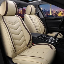 Car Seat Covers Dodge Magnum 2005-2008 Nappa Leather Beige 2-Seat Set picture