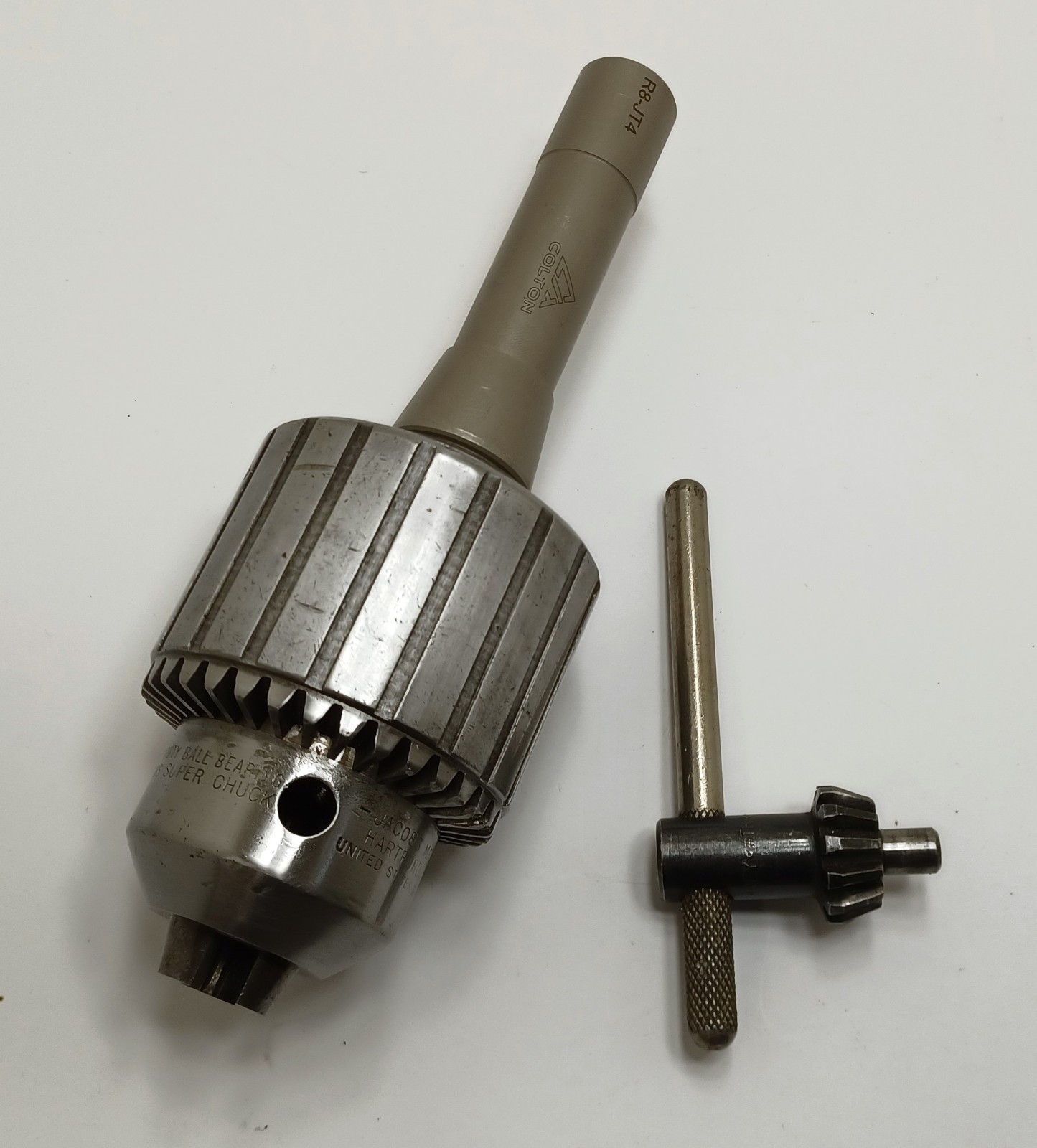 Jacobs 18N Ball Bearing Super Drill Chuck USA Made 1/8\ Jacobs 18N Ball Bearing Super Drill Chuck USA Made 1/8\