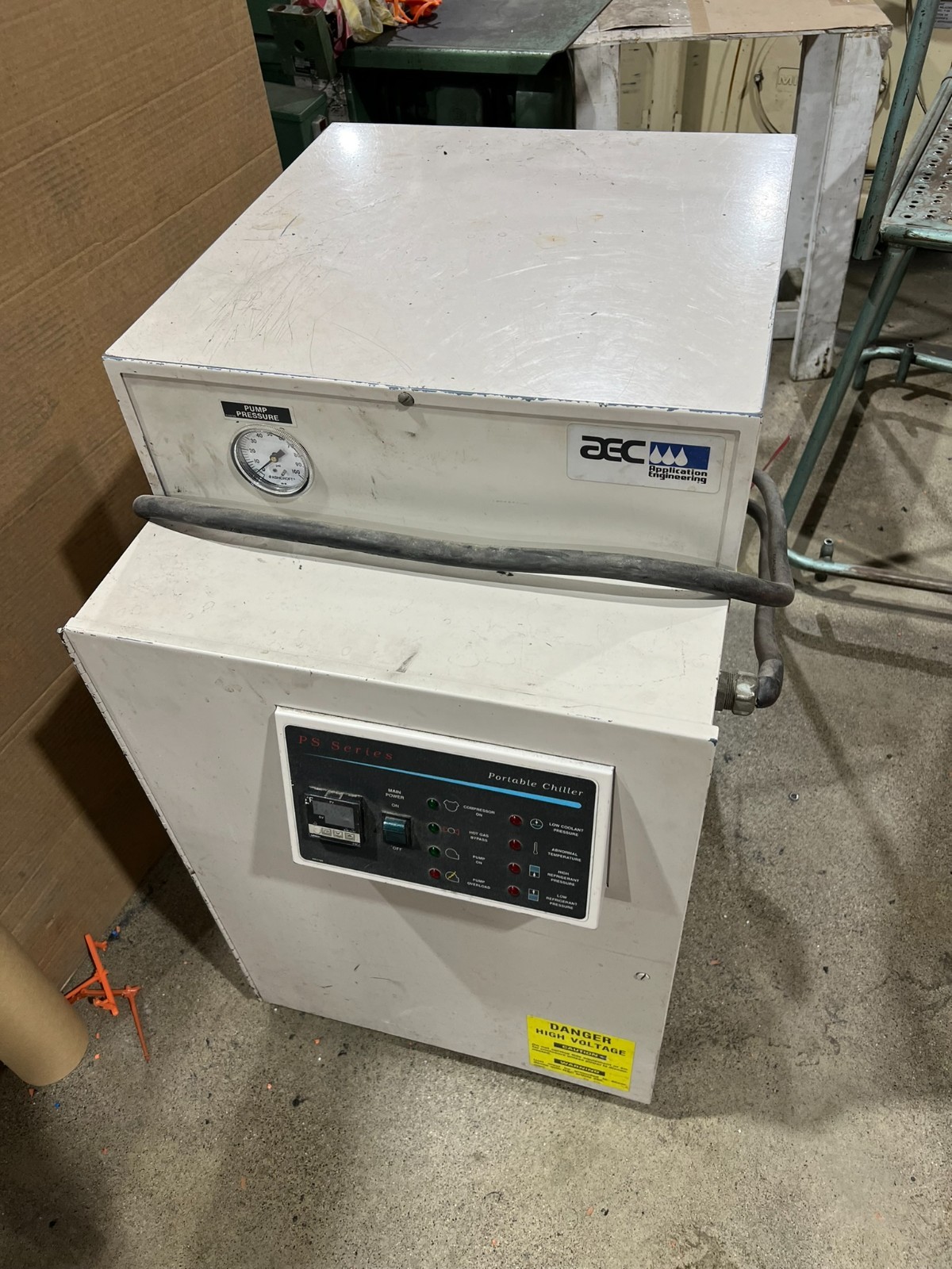 AEC PCSW-3 Portable Water-Cooled Process Chiller – 3 Ton – R22 AEC PCSW-3 Portable Water-Cooled Process Chiller – 3 Ton – R22