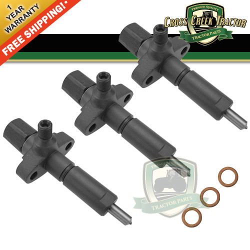505796 & 1447401M91 Injector Set 3pk For Massey Ferguson Tractors 230, 231, 240+ 505796 & 1447401M91 Injector Set 3pk For Massey Ferguson Tractors 230, 231, 240+