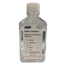 0.9% Normal Saline Solution - 0.22um Filtered and Sterile - 500 mL picture