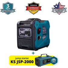 Konner & Sohnen KS6000iES 6000W Gas Quiet Inverter Generator  Free Jump Starter picture