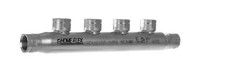 HOME-FLEX 1/2 In. X 1/2 In. X (4) 1/2 Inch CSST FIPT Stainless Steel Manifold picture
