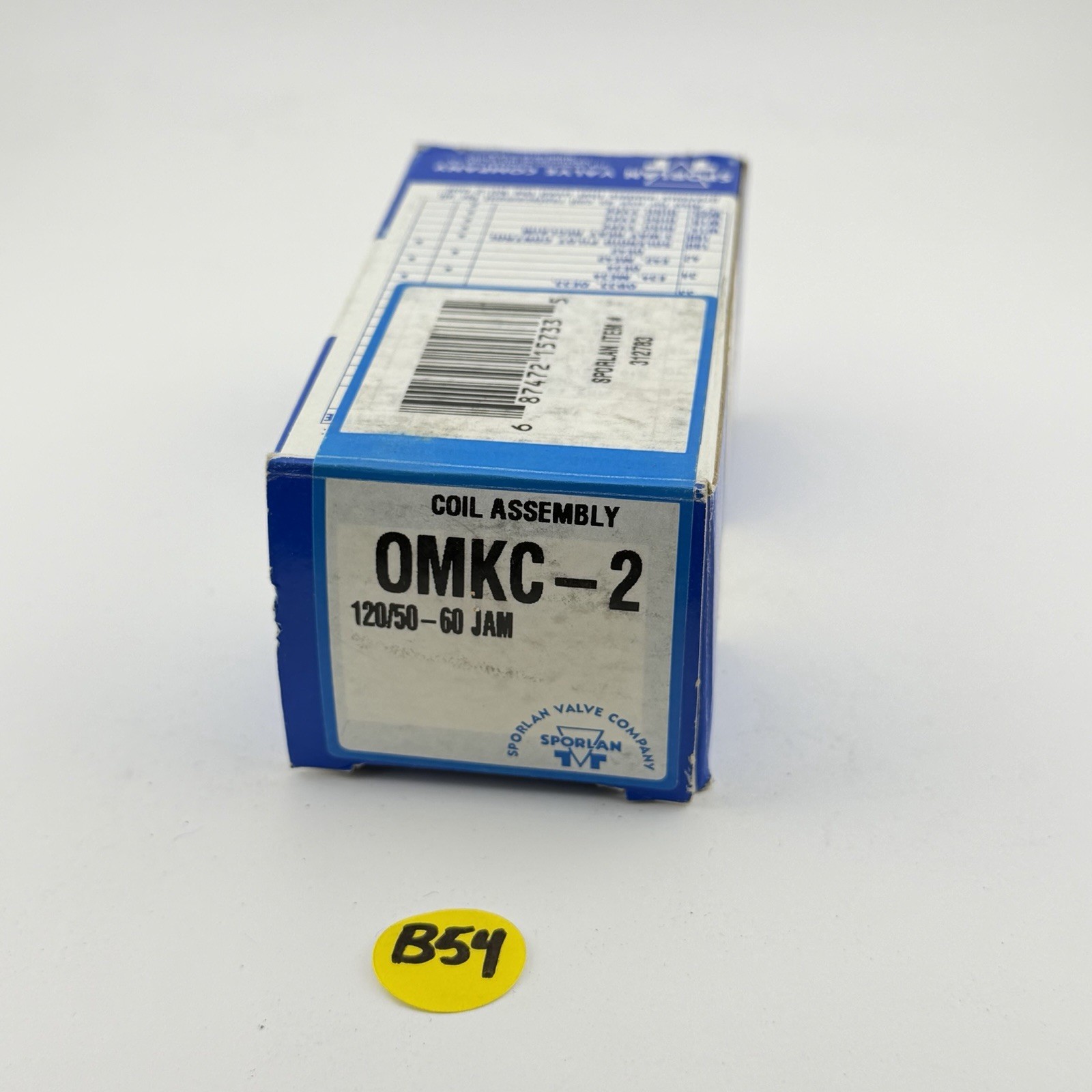 Sporlan Controls 312783 120V Coil W/Junction Box OMKC-2 Sporlan Controls 312783 120V Coil W/Junction Box OMKC-2