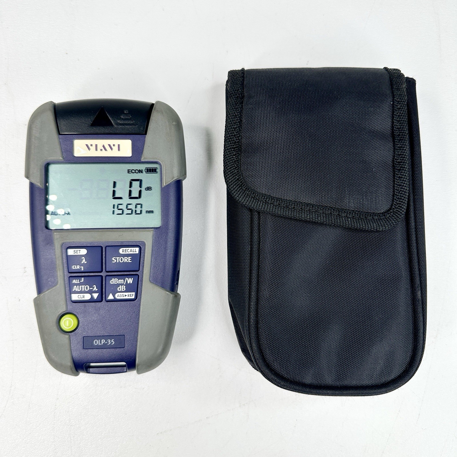 JDSU ACTERNA VIAVI OLP-35🛜 | SM MM FIBER OPTICAL POWER METER + POUCH | TESTED✨ JDSU ACTERNA VIAVI OLP-35🛜 | SM MM FIBER OPTICAL POWER METER + POUCH | TESTED✨