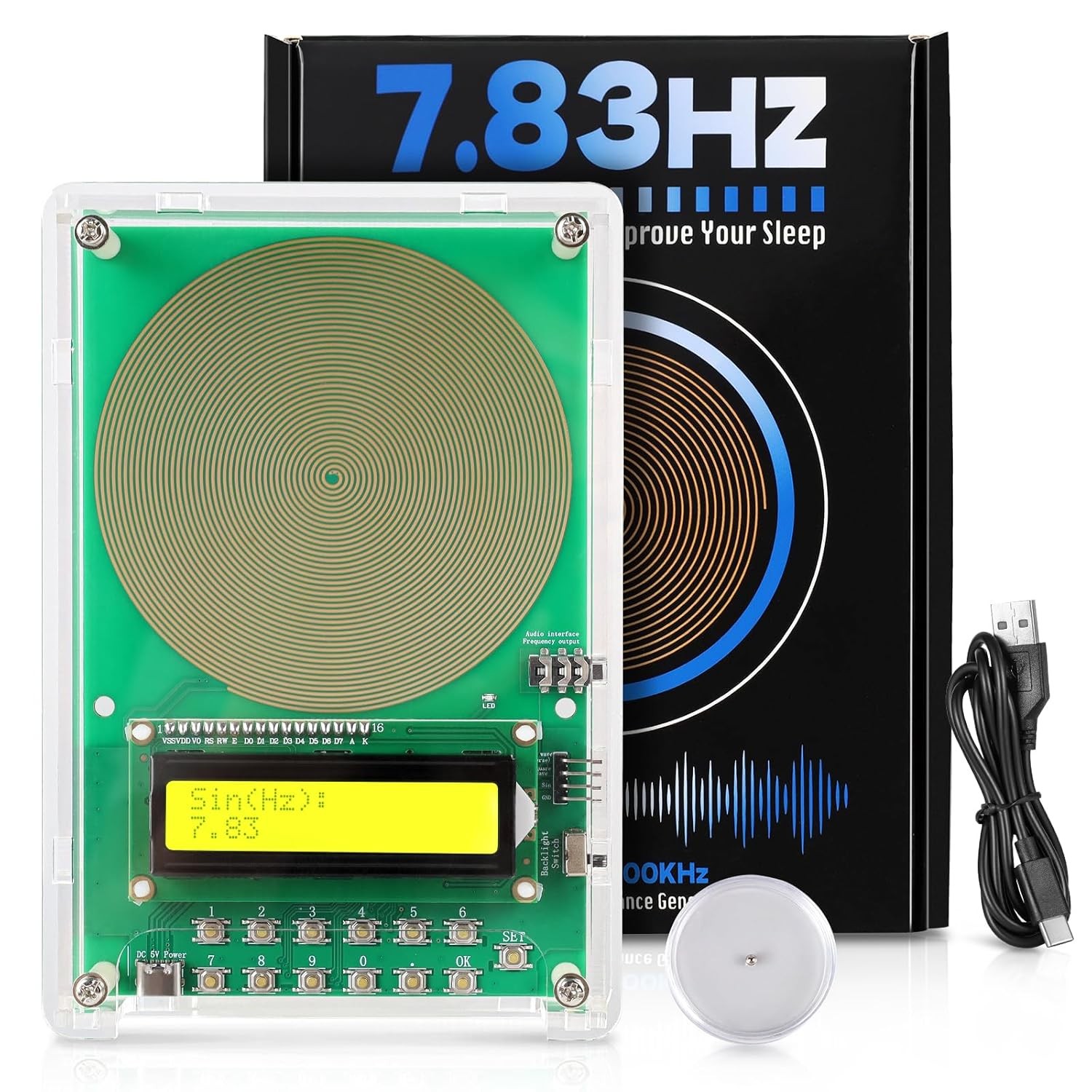 Adjustable Frequency Generator for Healing Schumann Sine Waves Adjustable Frequency Generator for Healing Schumann Sine Waves