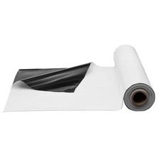 Uimoso 10 x 100 FT 6Mil Black & White Durable Plastic Sheeting Roll picture
