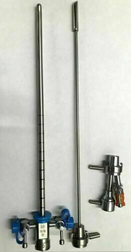 Cystoscope Sheath 22 Fr With Bridge-1 Set(Complete Length 27 cm and Working) Cystoscope Sheath 22 Fr With Bridge-1 Set(Complete Length 27 cm and Working)