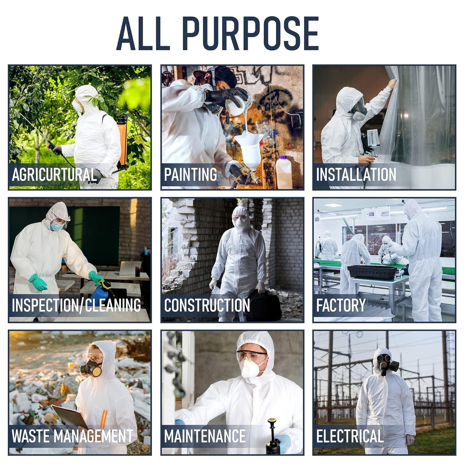 TRIMACO SUPERTUFF HEAVY-DUTY COVERALLS W/ HOOD SIZE: 2XL - BULK PACK OF 25 NIB TRIMACO SUPERTUFF HEAVY-DUTY COVERALLS W/ HOOD SIZE: 2XL - BULK PACK OF 25 NIB