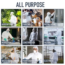 TRIMACO SUPERTUFF HEAVY-DUTY COVERALLS W/ HOOD SIZE: 2XL - BULK PACK OF 25 NIB picture