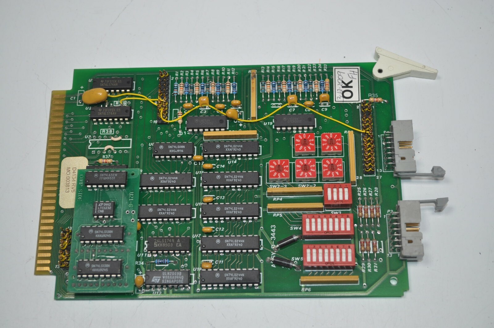 PECO Package Inspection Utility Control PCB Circuit Board Model# D4134 RV5 PECO Package Inspection Utility Control PCB Circuit Board Model# D4134 RV5