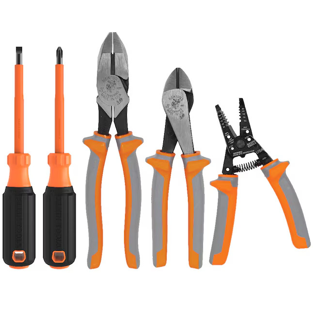 Klein Tools 9415R 1000V Insulated Electrician Tool Set 5-Piece Klein Tools 9415R 1000V Insulated Electrician Tool Set 5-Piece