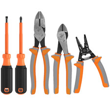 Klein Tools 9415R 1000V Insulated Electrician Tool Set 5-Piece picture