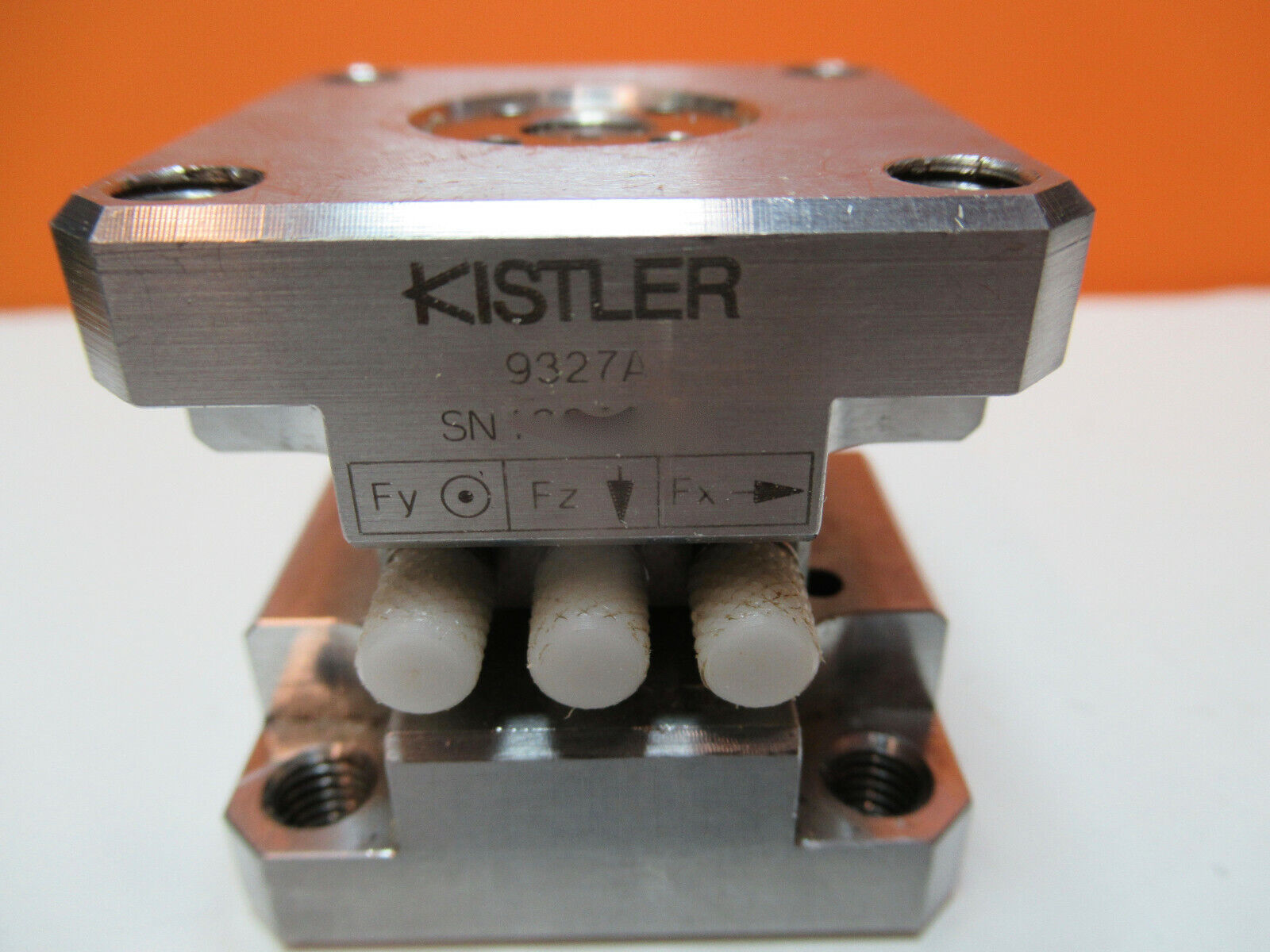KISTLER SWISS TRIAXIAL LOAD CELL FORCE SENSOR 9327A  AS PICTURED #FT-5-83