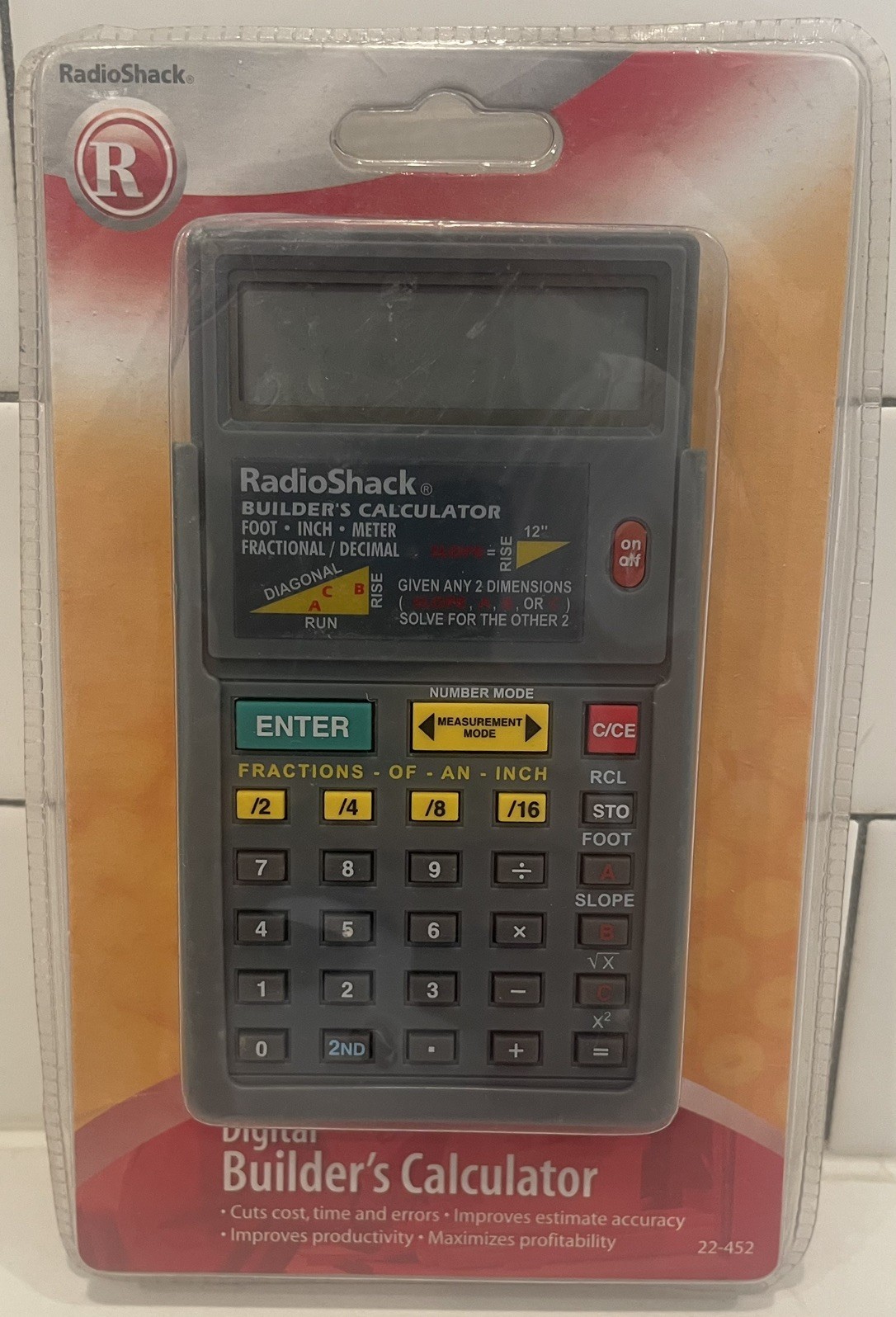 Vintage New Sealed RadioShack Digital Builders Calculator 22‑452 Vintage New Sealed RadioShack Digital Builders Calculator 22‑452