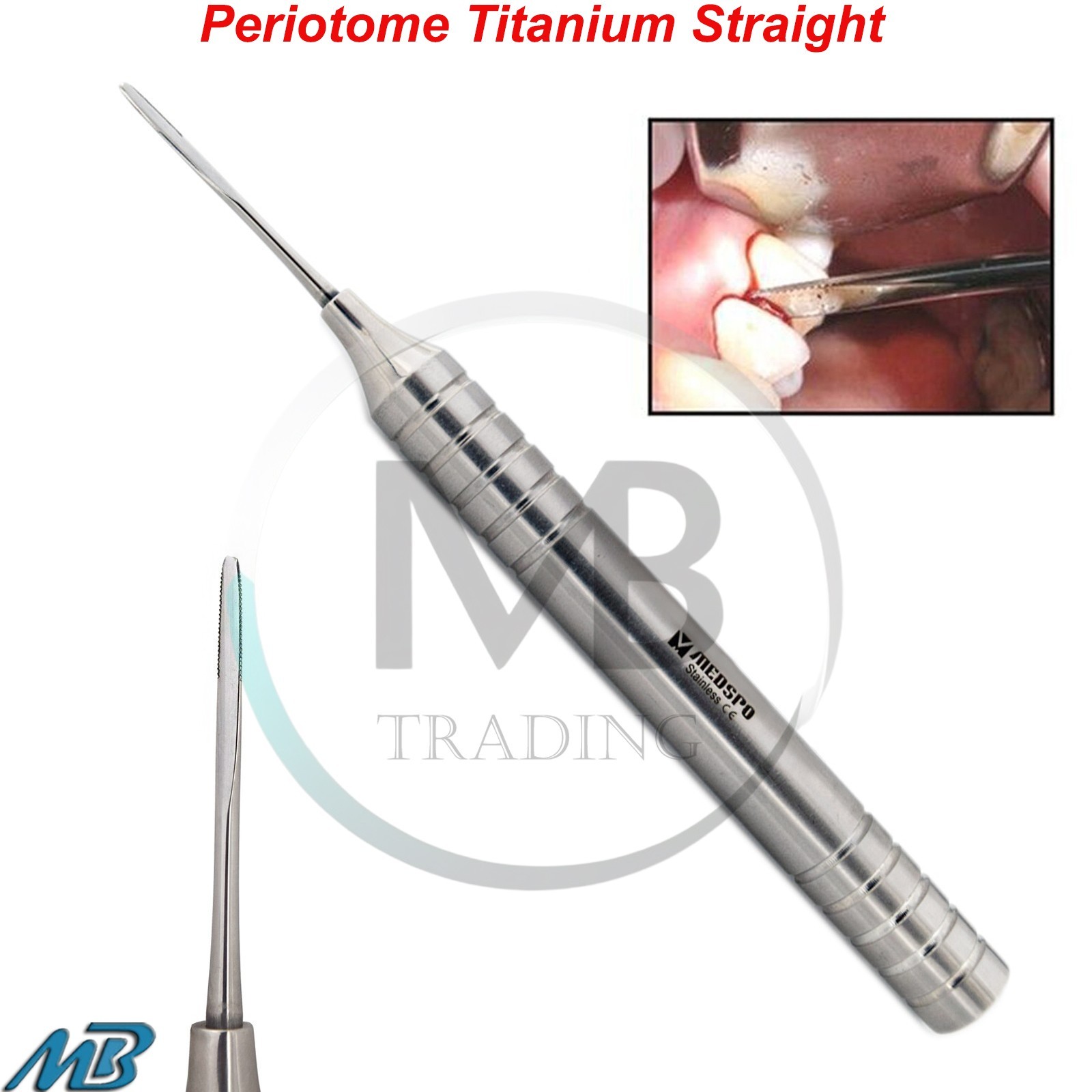 Dental Periodontal Flex Periotome Titanium Straight Implant Surgical Instruments Dental Periodontal Flex Periotome Titanium Straight Implant Surgical Instruments