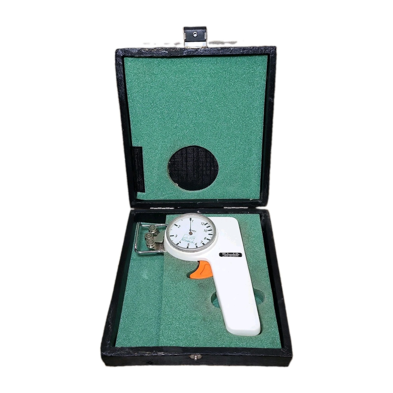 Vtg Schmidt Check-Line ZFT-12 Tension Meter 1-12g w/ Case - Tested & Works Vtg Schmidt Check-Line ZFT-12 Tension Meter 1-12g w/ Case - Tested & Works