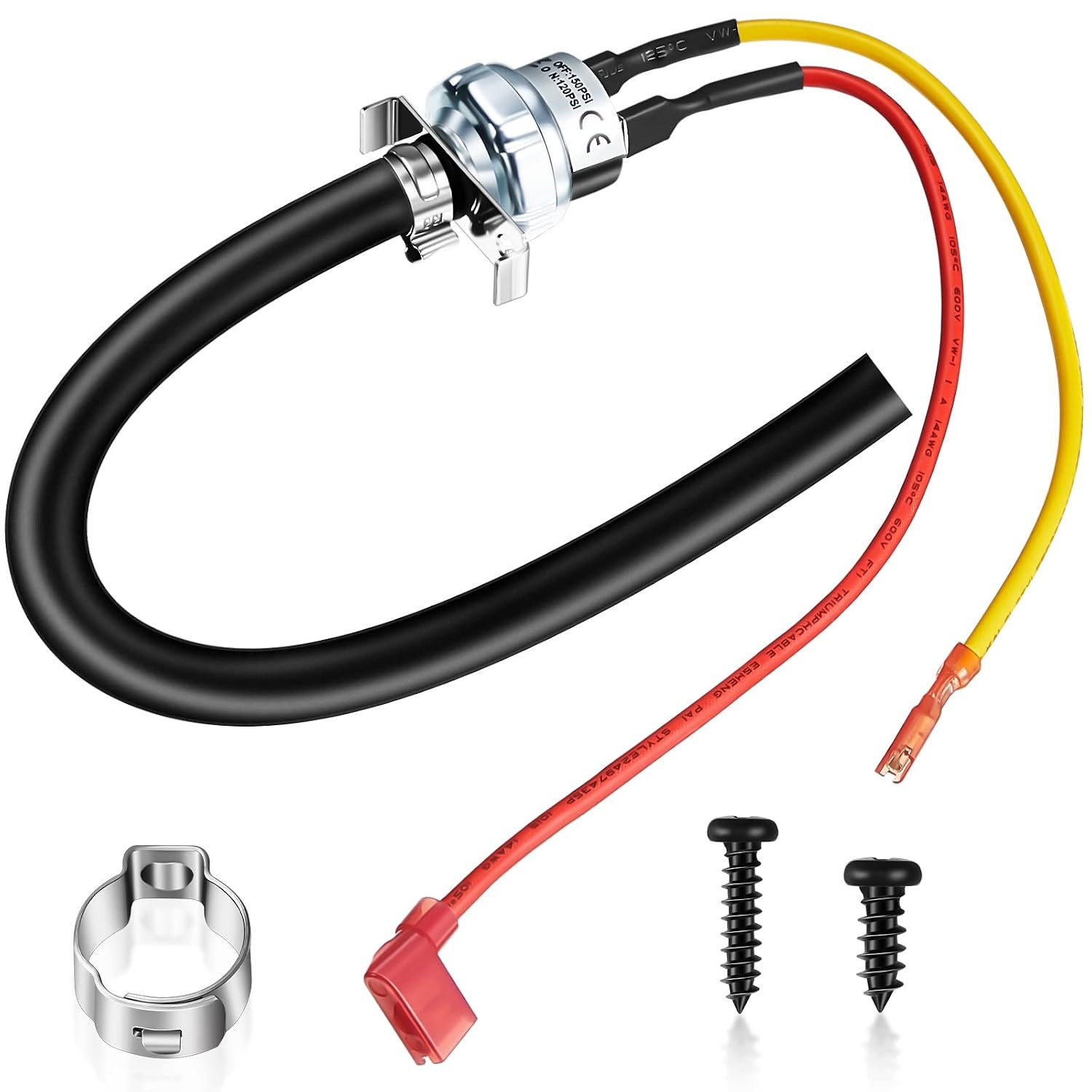 Air Pressure Switch, Compatible with N003306Sv, 120-150 Psi Air Pressure Switch, Compatible with N003306Sv, 120-150 Psi
