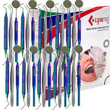 German Reusable Basic Dental Set Mirror Explorer College Plier Dental Instrument picture