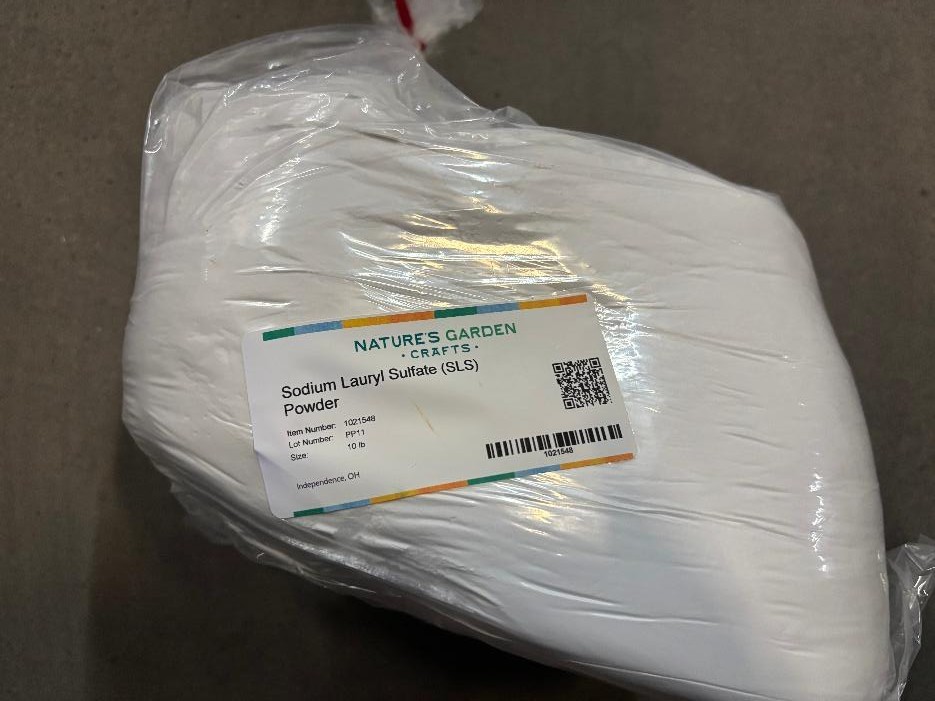 10 lb SLS Powder - Premium Sodium Lauryl Sulfate 10 lb SLS Powder - Premium Sodium Lauryl Sulfate