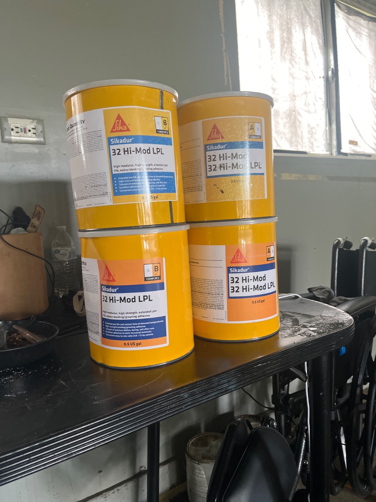 1 Gallon Sikadur 31 Hi-Mod Gel High Strength 2-Part Epoxy Paste Adhesive 1 Gallon Sikadur 31 Hi-Mod Gel High Strength 2-Part Epoxy Paste Adhesive