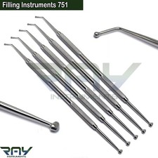 5 Pcs Dental Amalgam Ball Burnisher 27/29 Composite Cavity Filling Instruments picture