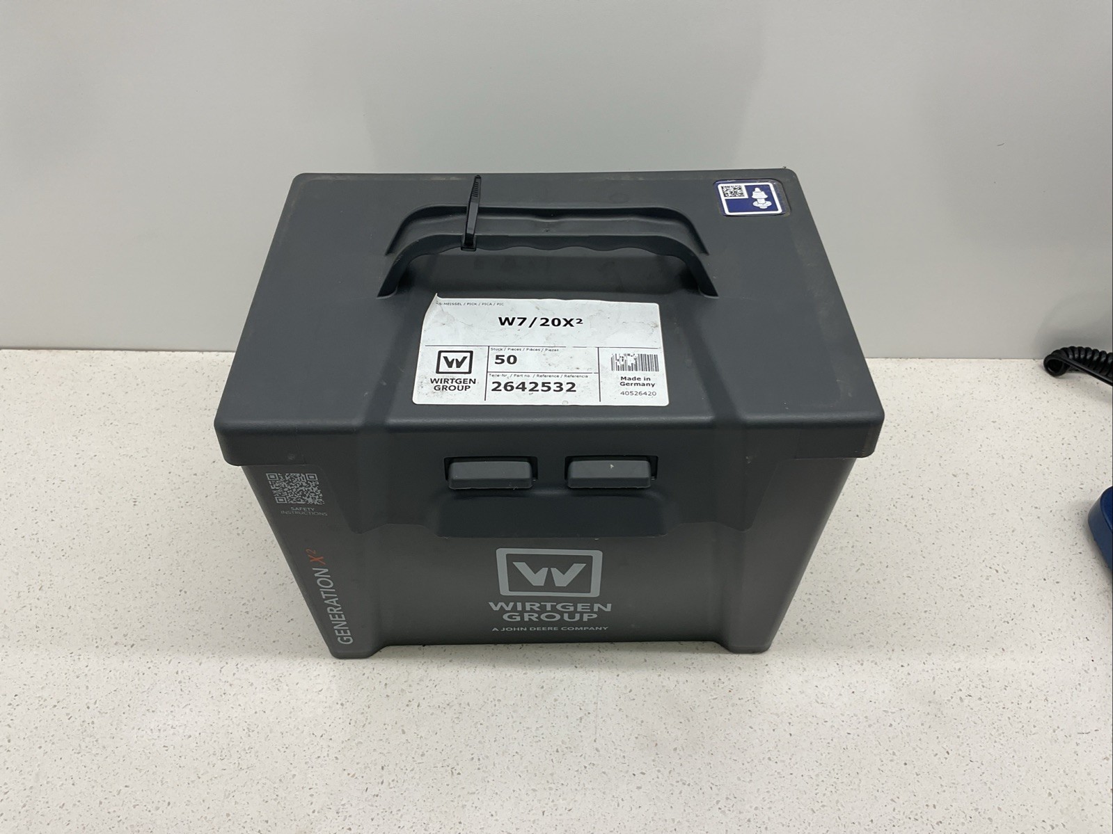50 Pack OEM Wirtgen Group Pick W/ Cap Shaped Carbide Tip W7/20X² 2642532 50 Pack OEM Wirtgen Group Pick W/ Cap Shaped Carbide Tip W7/20X² 2642532