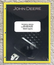 John Deere 4200. 4300, 4400 Utility Tractor Service Technical Manual - TM1677 picture