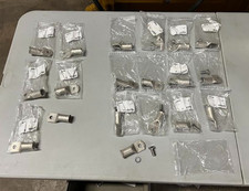 Lot of 19 Meltric 45-4A18C 350 MCM Crimp Lugs 13 Complete + 6 lug Only NEW picture