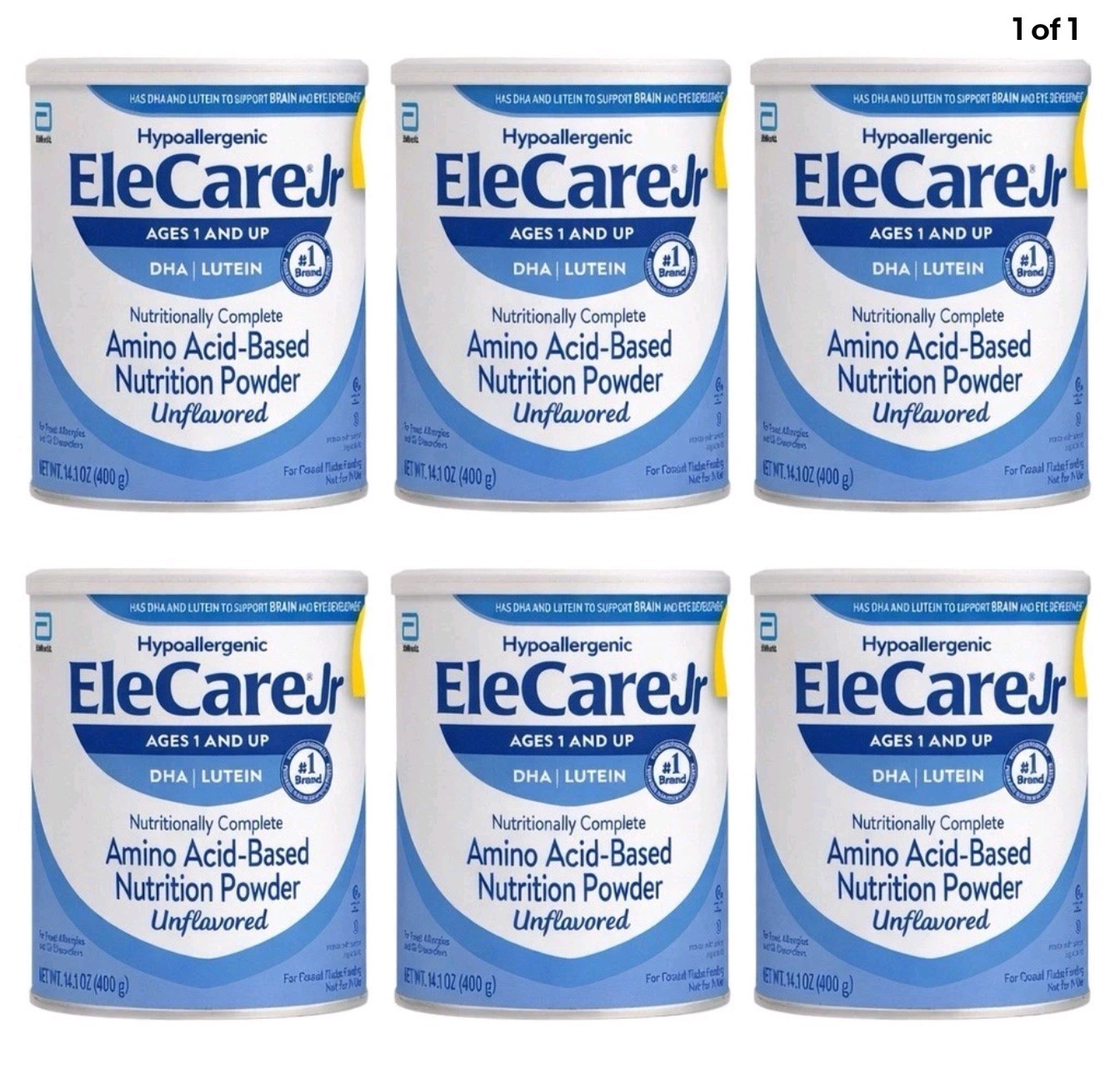 6 x EleCare Jr Unflavored Junior 6 x EleCare Jr Unflavored Junior