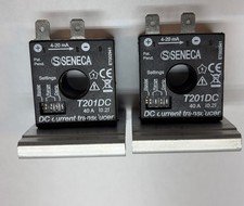 Lot Of 2 Seneca T201DC DC Current Transducer 40A 4-20mA Loop Powered , ET002941 picture