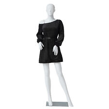 Female Full Body Realistic Mannequin Display Head Turns Dress Form w/ Base 70 in picture
